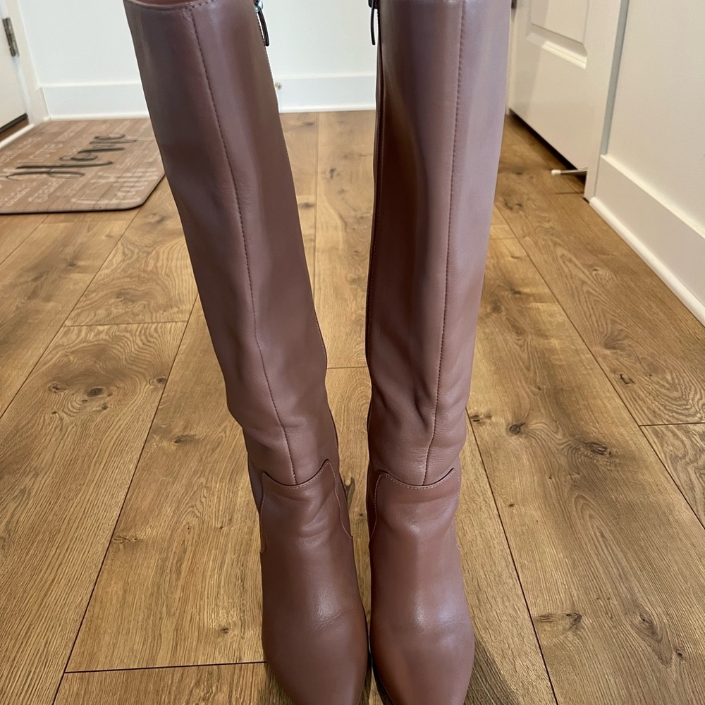 Elegant Brown Knee-High Women's Boots
